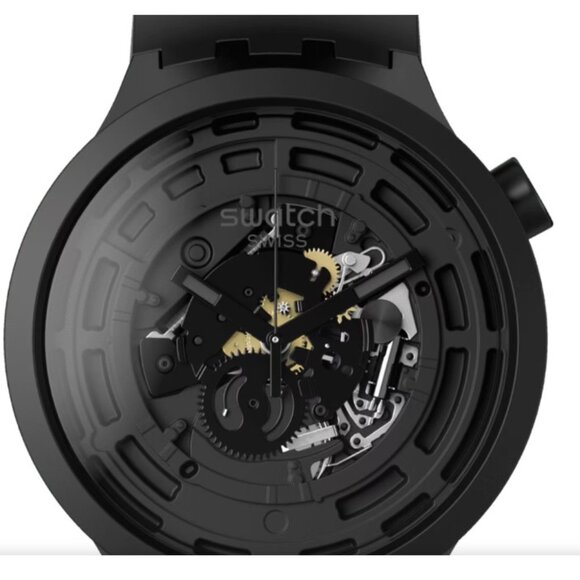 SWATCH Big Bold Bioceramic C-Black (SB03B100) NWT - Picture 4 of 11